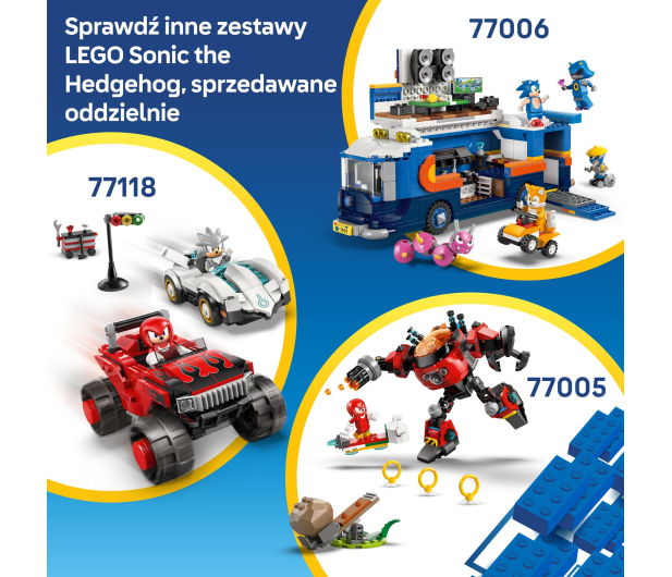 LEGO SONIC 77117 Sonic: speedster lightning - 1473586 - zdjęcie 4